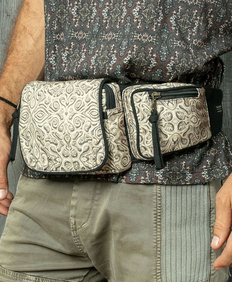 Sand prints festival pocket belt