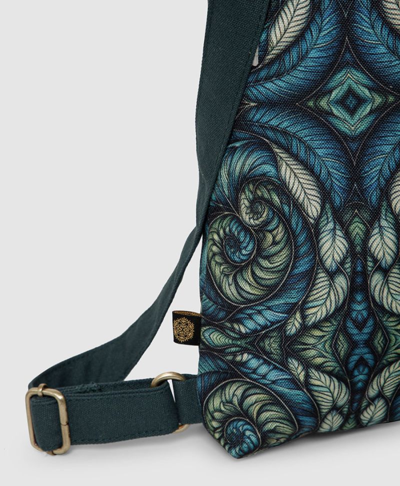 Spiraleaves Drawstring Backpack