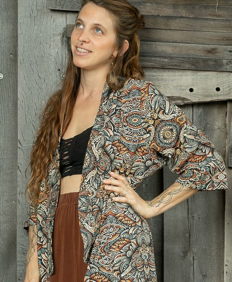 Women's festival Kimono Jacket