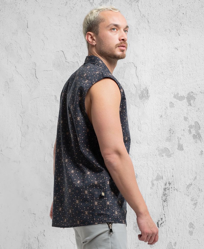 Doti Sleeveless Button Up 