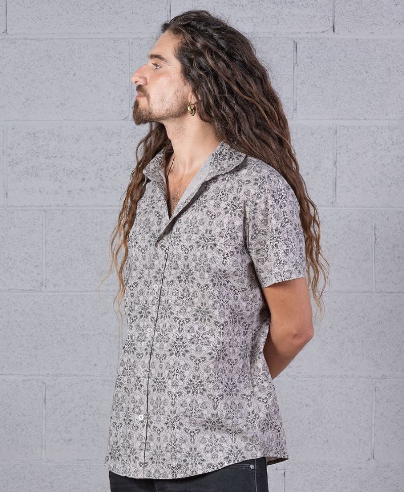 Optisomex Button Shirt ➟ Grey