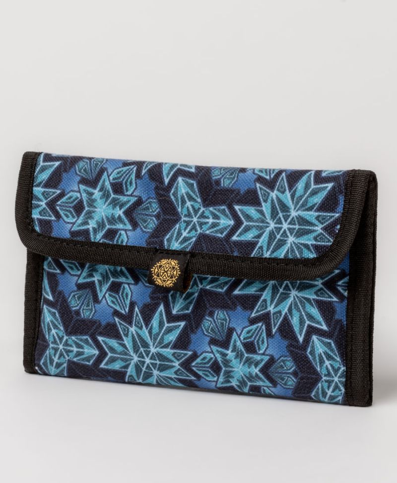 geometric tobacco pouch