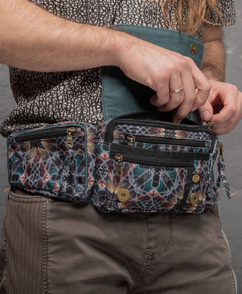 geometric pocket belt festival 