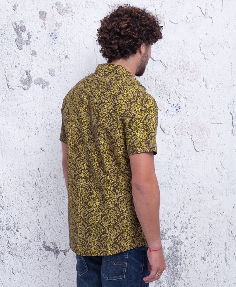 Faceat Button Shirt ➟ Mustard 