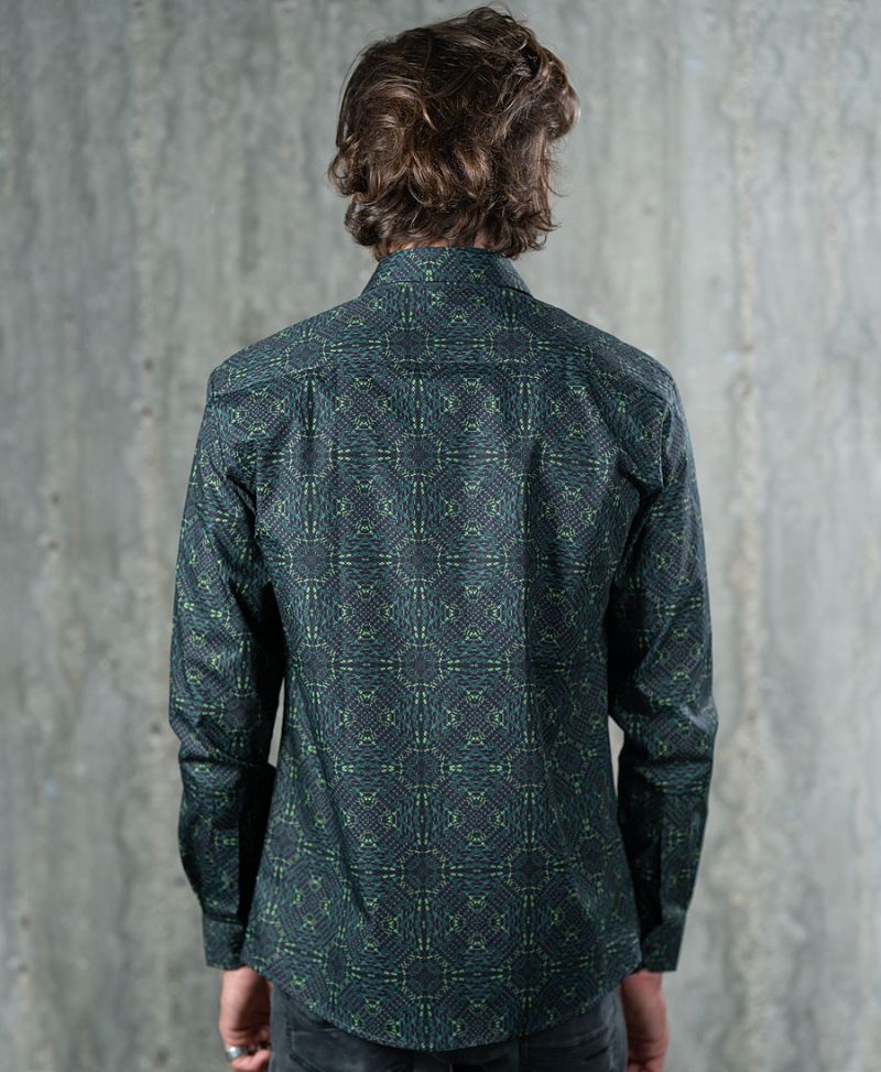 HEXIT Button Shirt- Long Sleeve