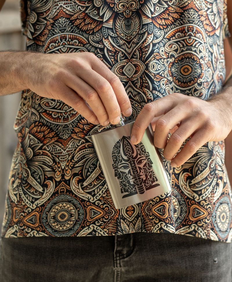 Trishulamukhi Hip Flask