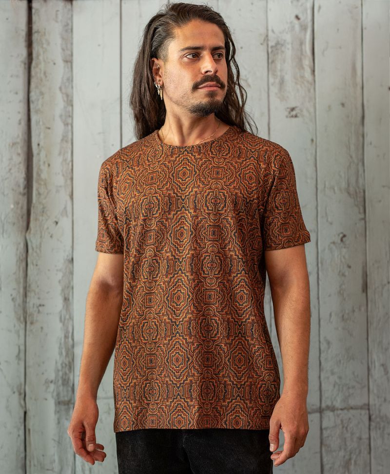 Huichol tribal t shirt for men