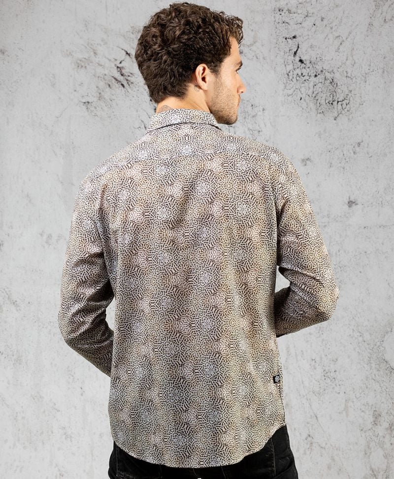 Diploria Button Shirt- Long Sleeve