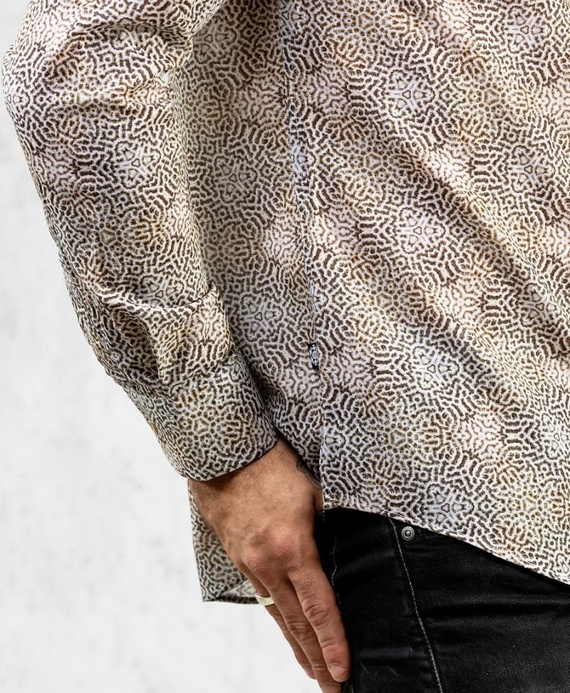 Diploria Button Shirt- Long Sleeve