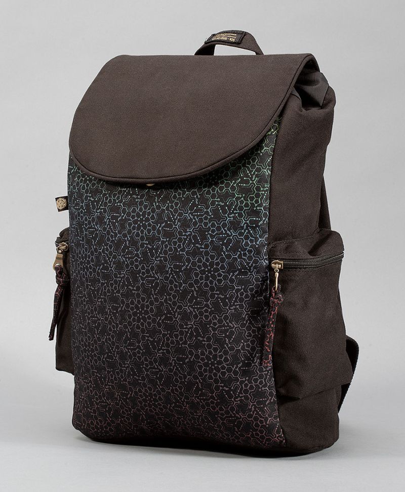 LSD Molecule Backpack- Black