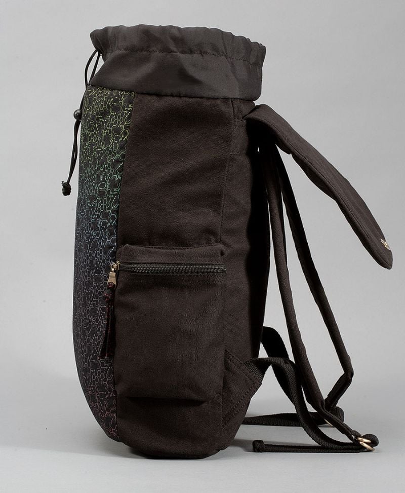 LSD Molecule Backpack- Black