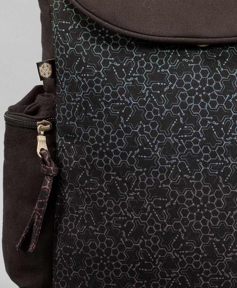 LSD Molecule Backpack- Black