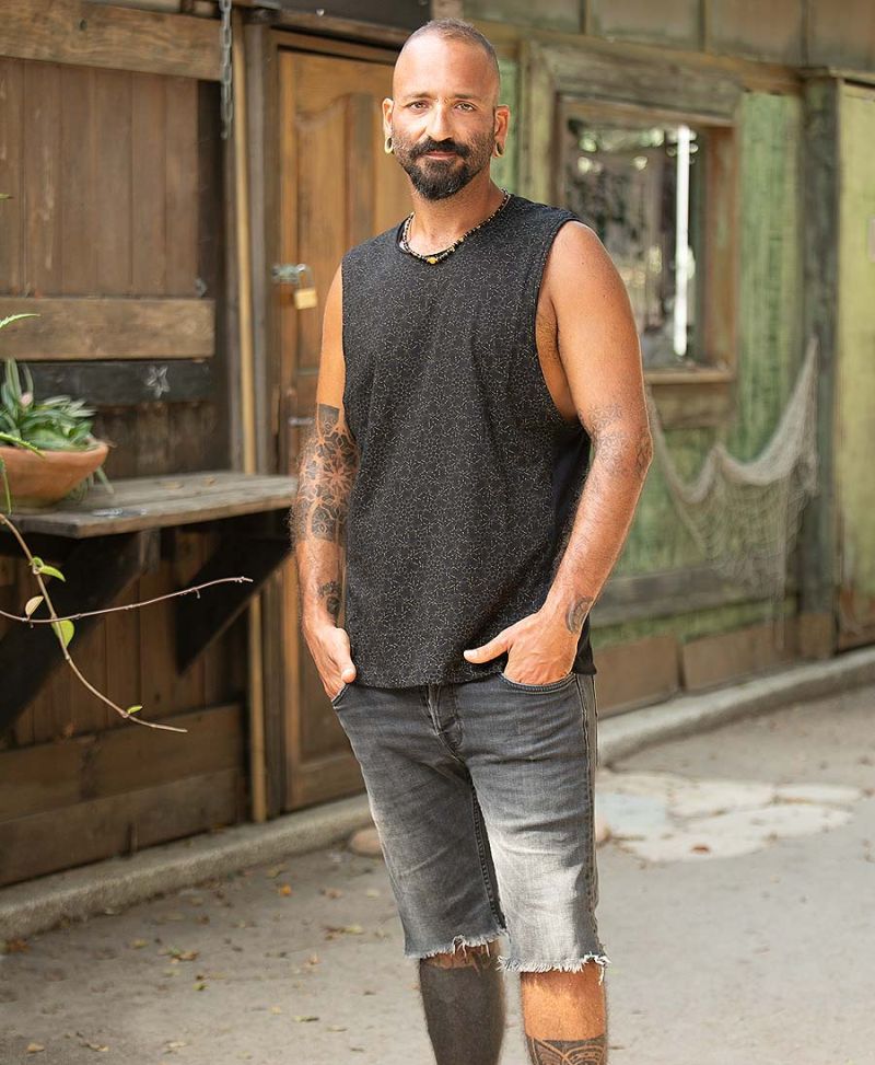 LSD Molecule Tank Top ➟ Black