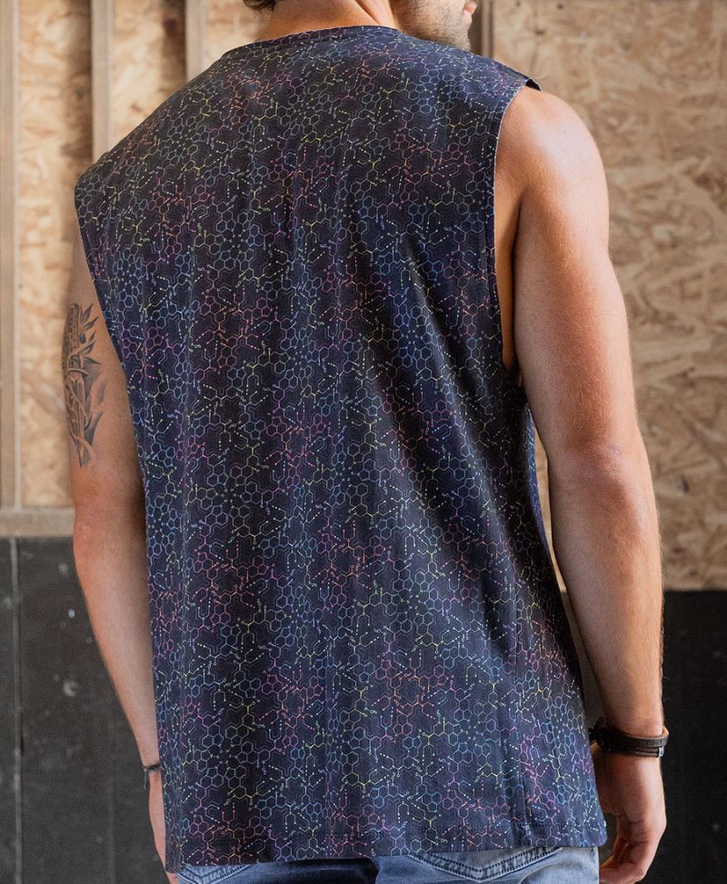 Molecule Tank Top - Dark