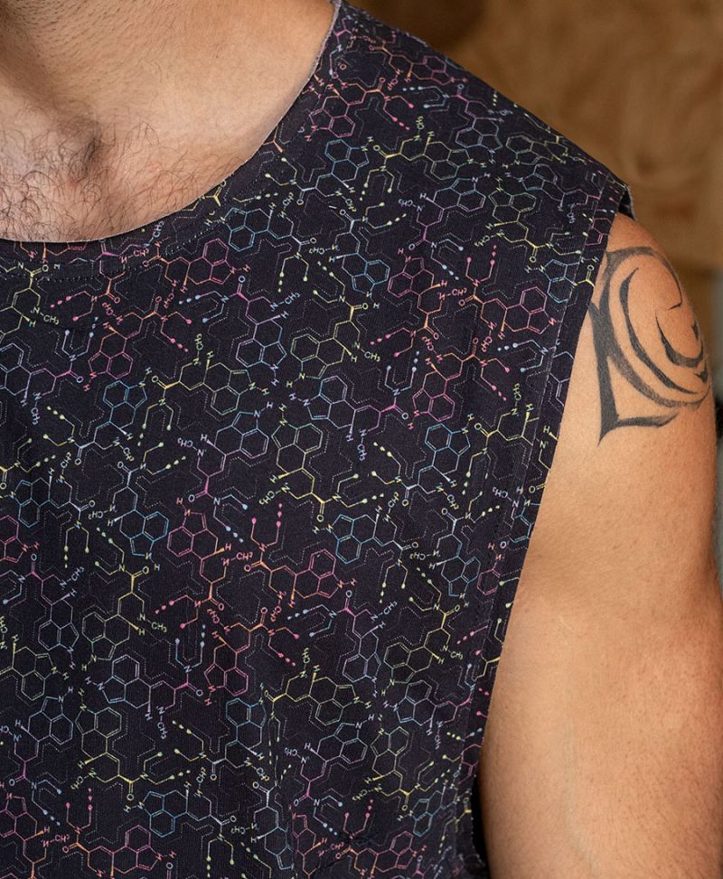 Molecule Tank Top - Dark