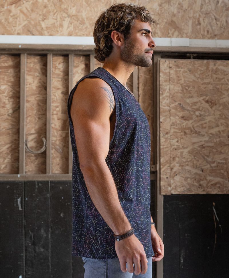 Molecule Tank Top - Dark