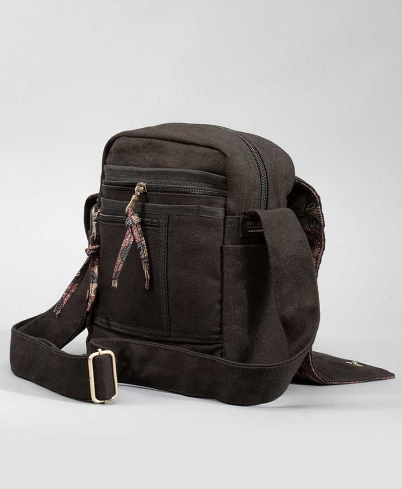 Fungi CrossBody Bag - Black