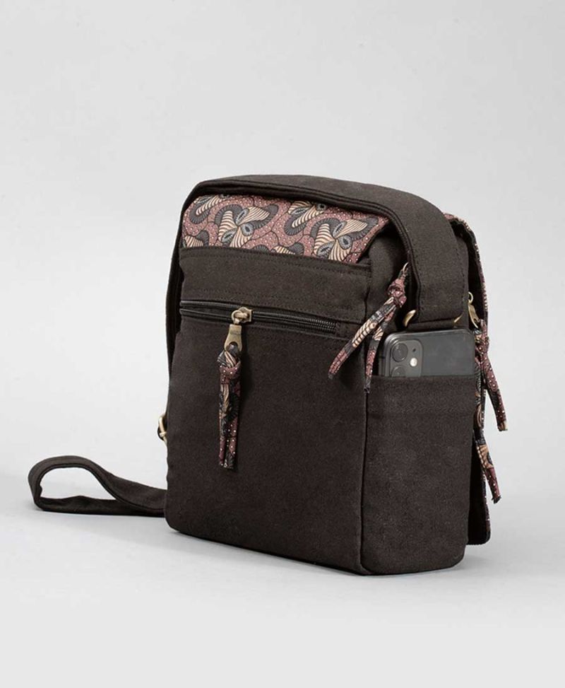 Fungi CrossBody Bag - Black