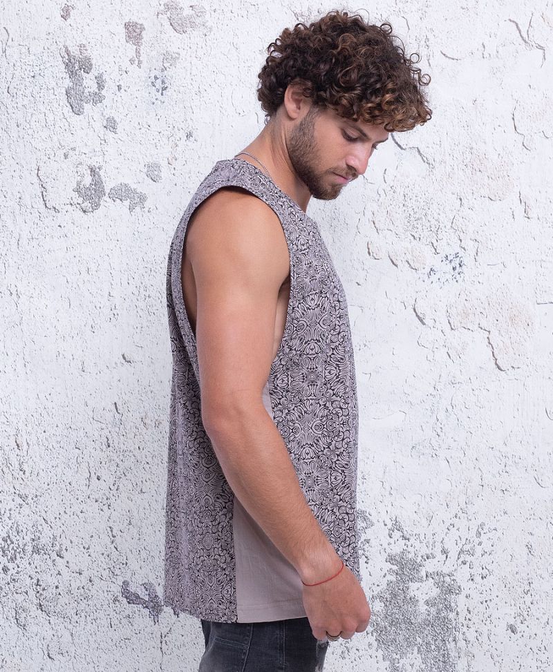 Virus Tank Top ➟ Grey