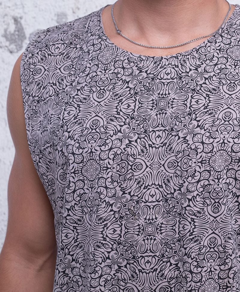 Virus Tank Top ➟ Grey