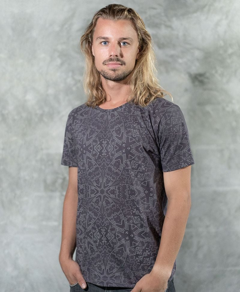 mandala full print t-shirt for men 