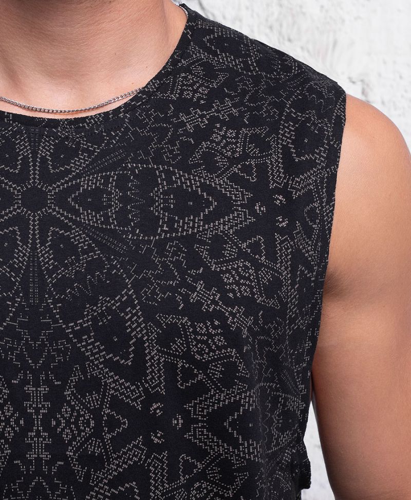 Mexi Tank Top ➟ Black