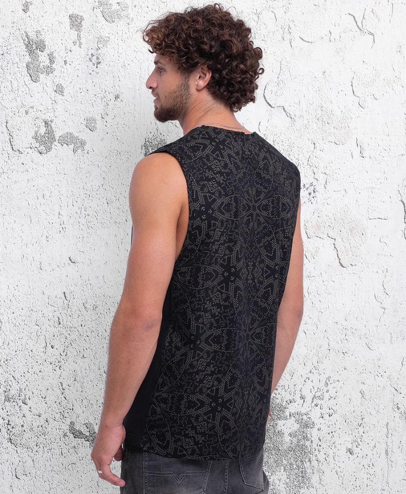 Mexi Tank Top ➟ Black