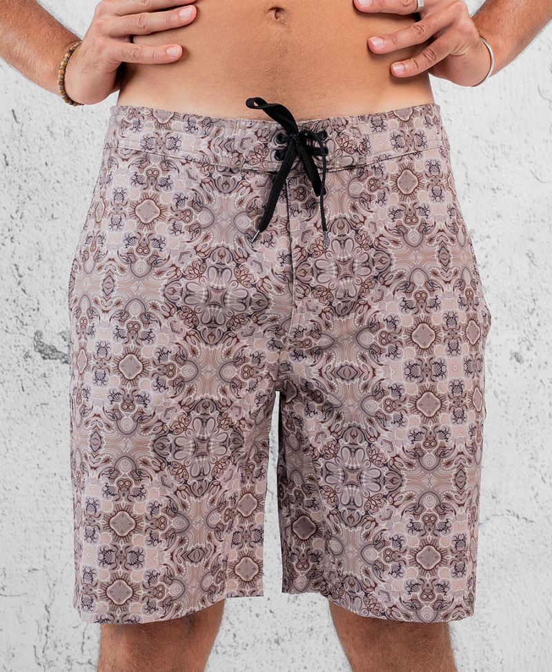 Virus Boardshorts - Beige