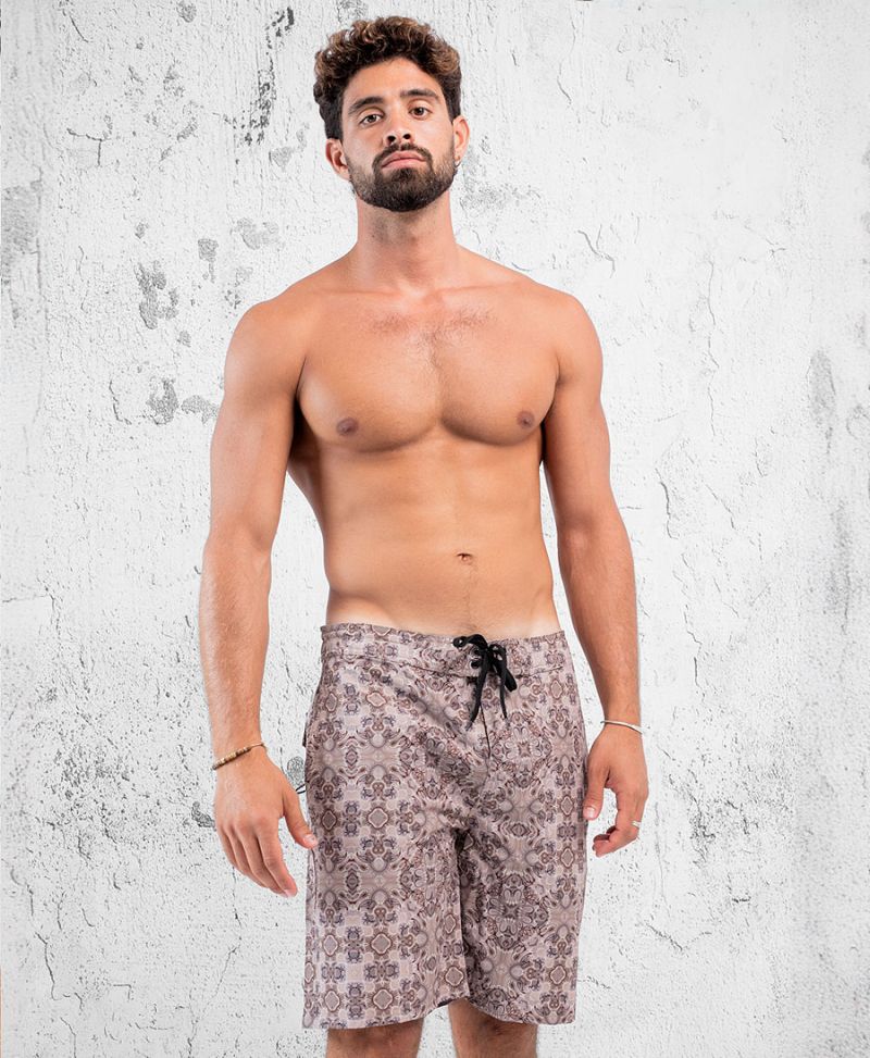 Virus Boardshorts - Beige
