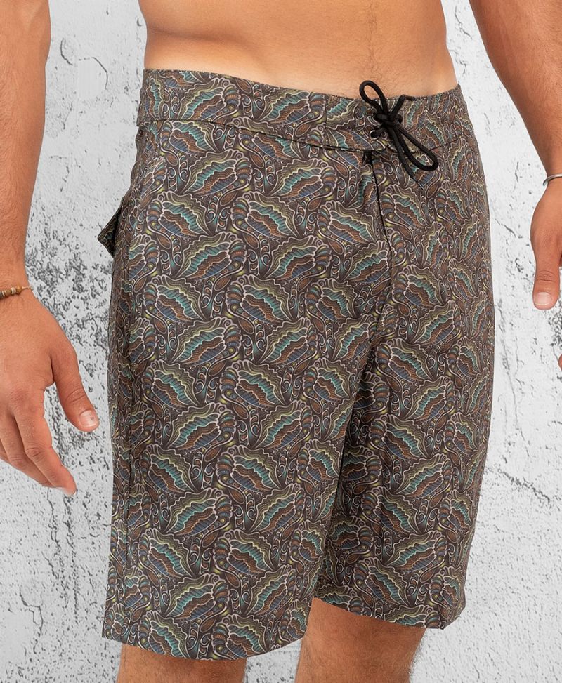 Psychedelic Board Shorts For Men Trunks Swimwear