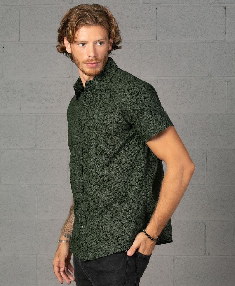 Atomic Button Shirt ➟ Black