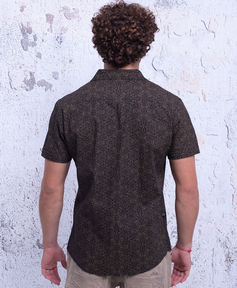 Peyote Button Shirt ➟ Black