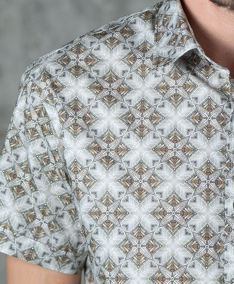 Squarcle Button Shirt 