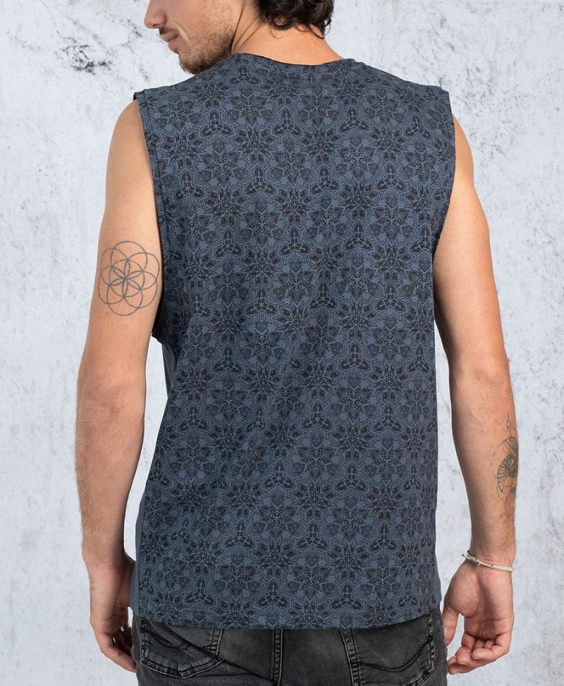 Optisomex Tank Top ➟ Blue