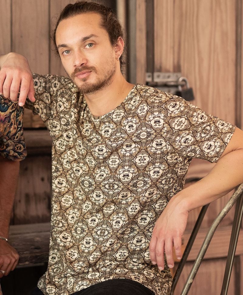 Mens T-shirt Psychedelic Clothing 