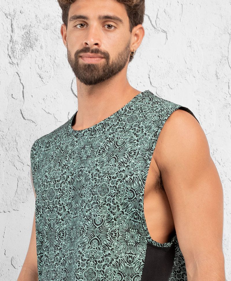 Virus Tank Top ➟ Turquoise 