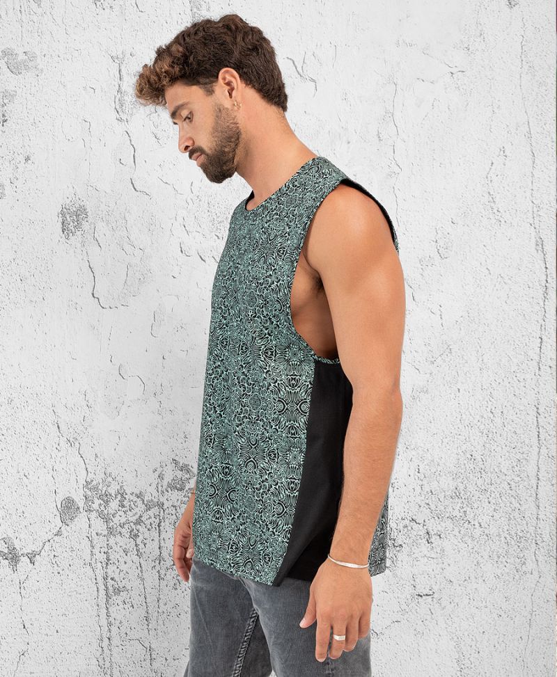 Virus Tank Top ➟ Turquoise 