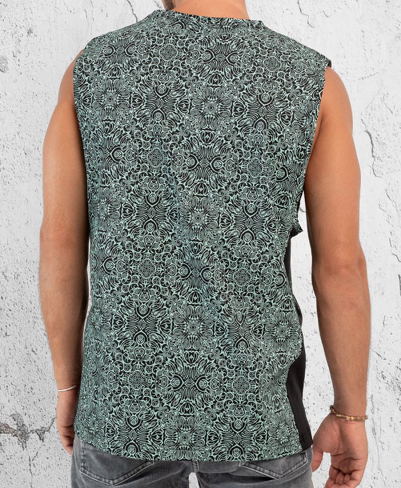 Virus Tank Top ➟ Turquoise 