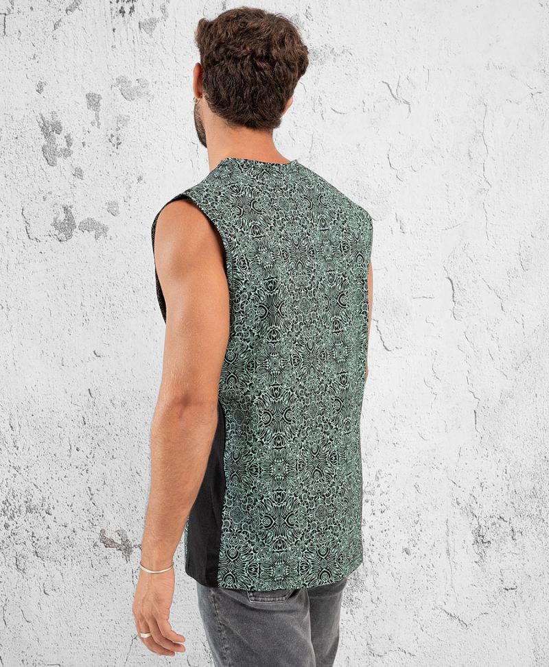 Virus Tank Top ➟ Turquoise 