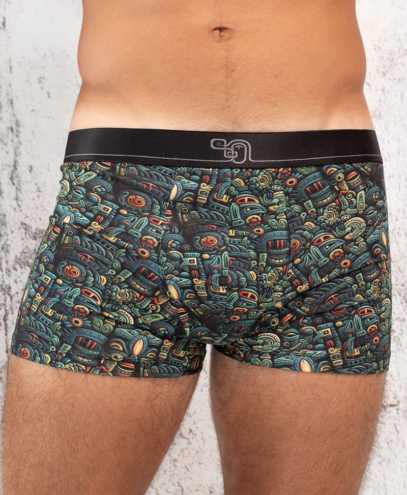 men cotton short boxer underwear 