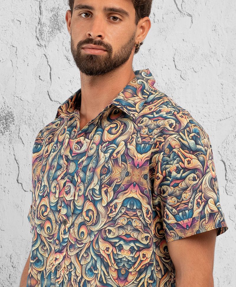 Mudras Button Shirt