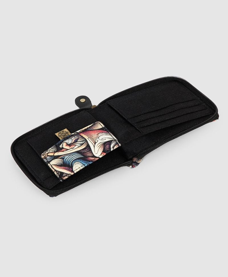 Mudras Mens Zip Wallet 