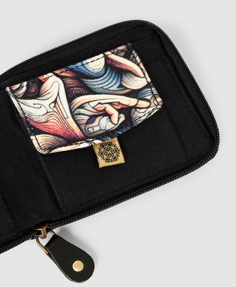 Mudras Mens Zip Wallet 