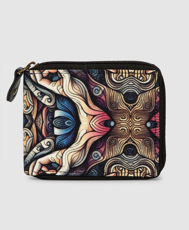 Mudras Mens Zip Wallet 