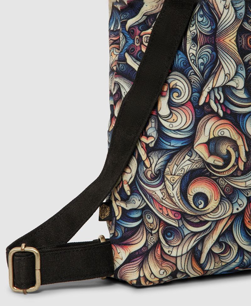 Mudras Drawstring Backpack