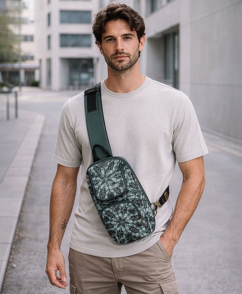 floral sling bag vegan