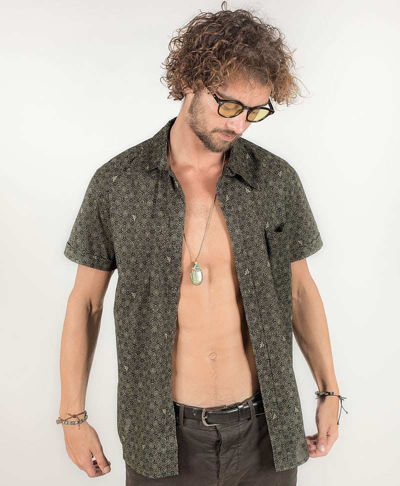 Beez Button Shirt ➟ Black