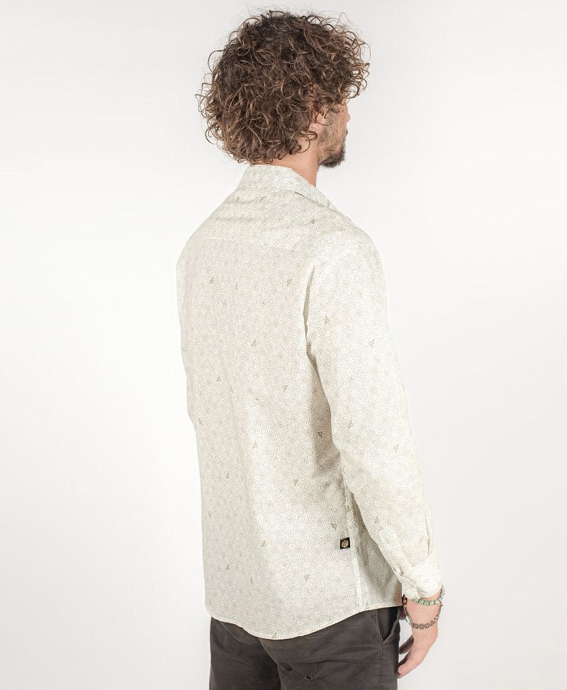 Beez Long Button Shirt ➟ White