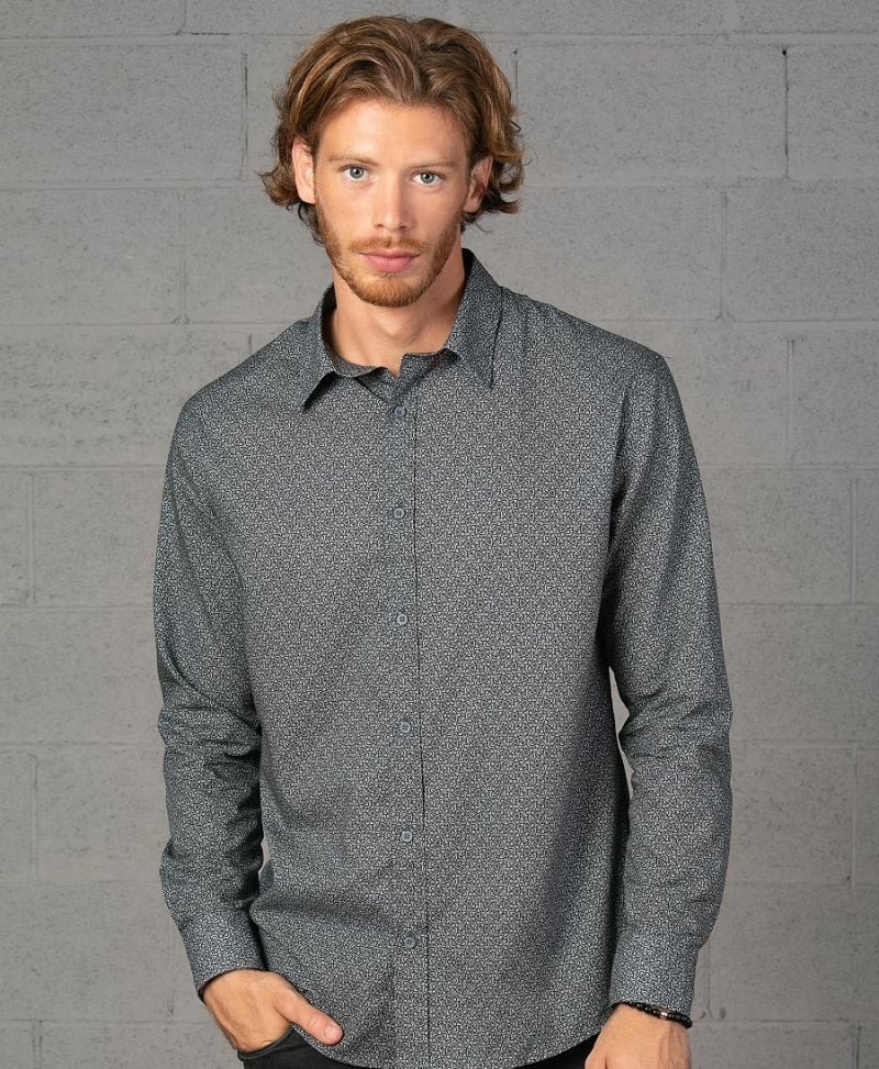 button down men shirt long sleeve