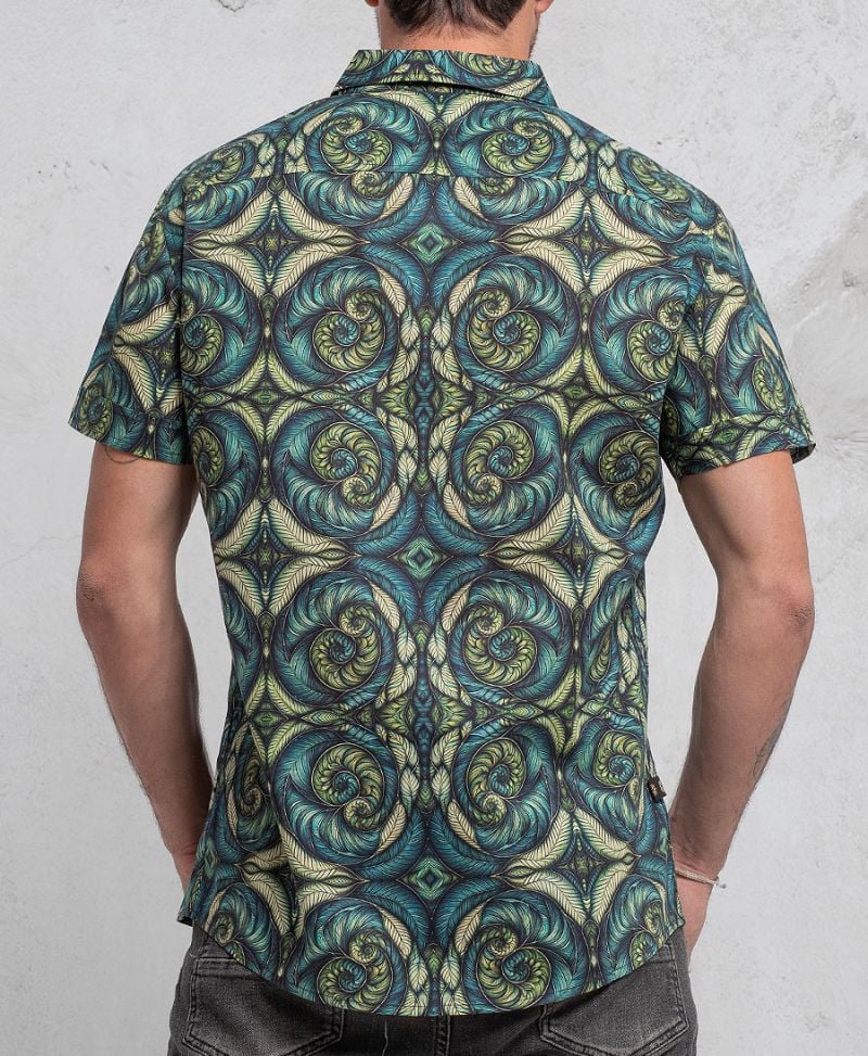 Spiraleaves Button Shirt 
